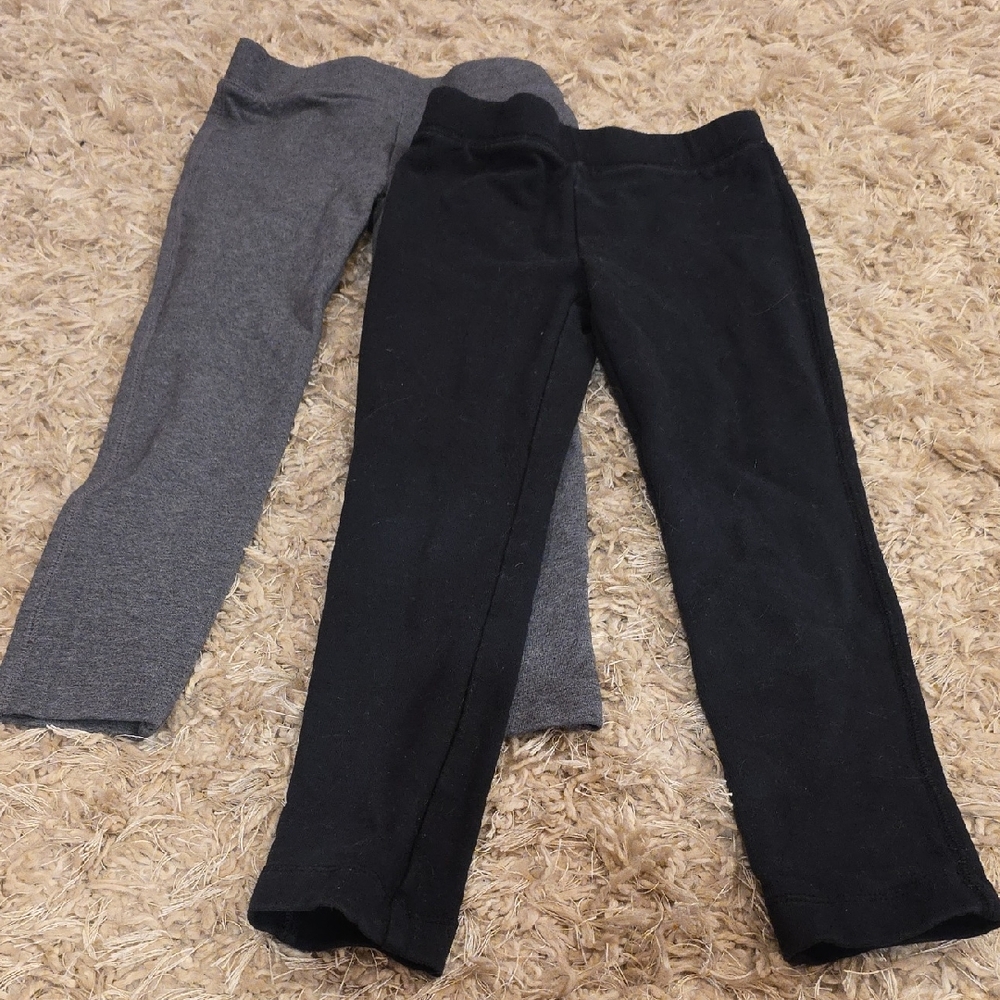 Crewcuts Black and Gray Kids Leggings